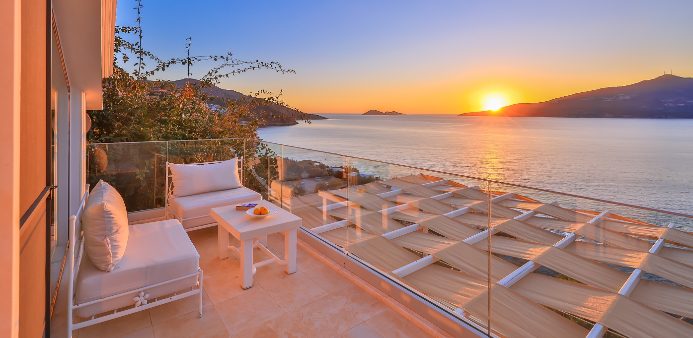 Villa Canim Kalkan Outdoor Seating 4