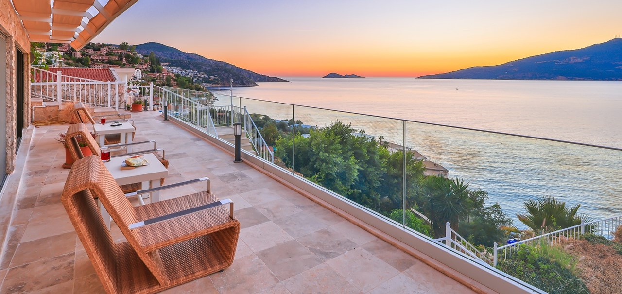 Villa Canim Kalkan Outdoor Seating 5