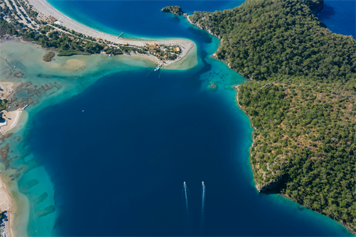 Private pool with lagoon views near Fethiye