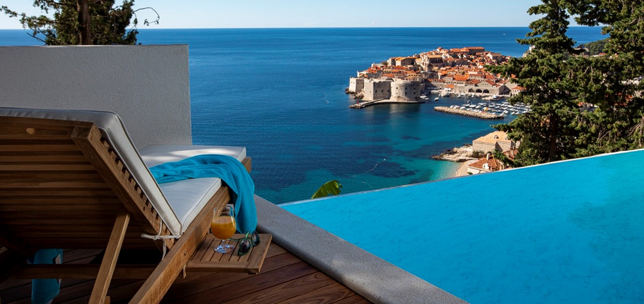 003 Villa Bellevue Dubrovnik View From Terrace 2