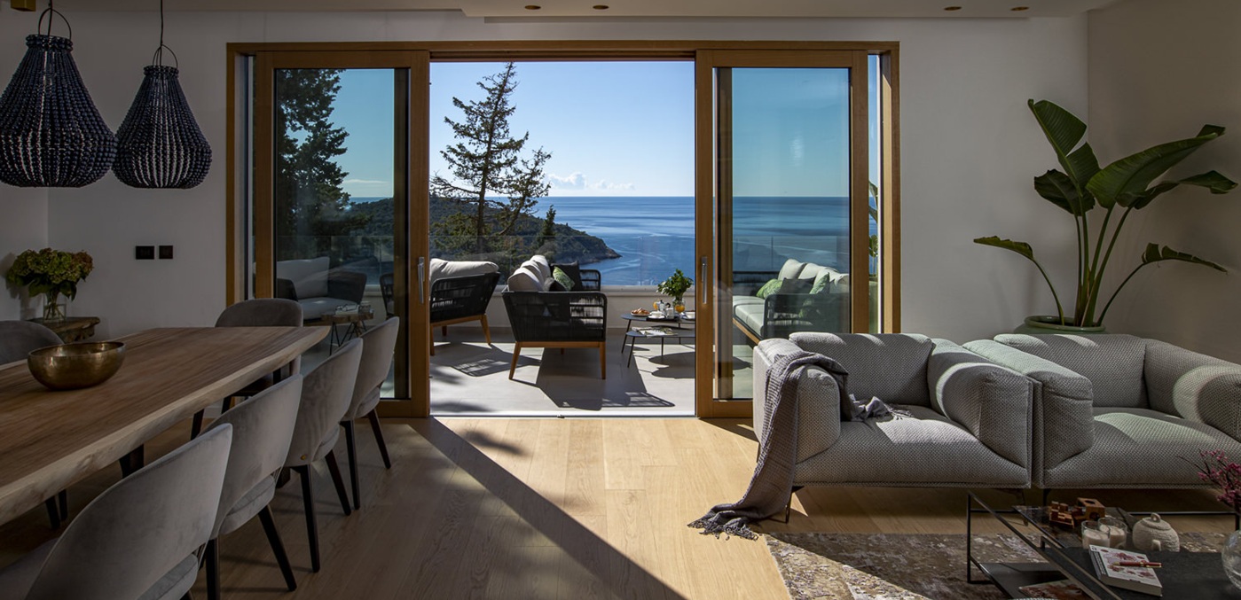 004 Villa Bellevue Dubrovnik View From Living Room