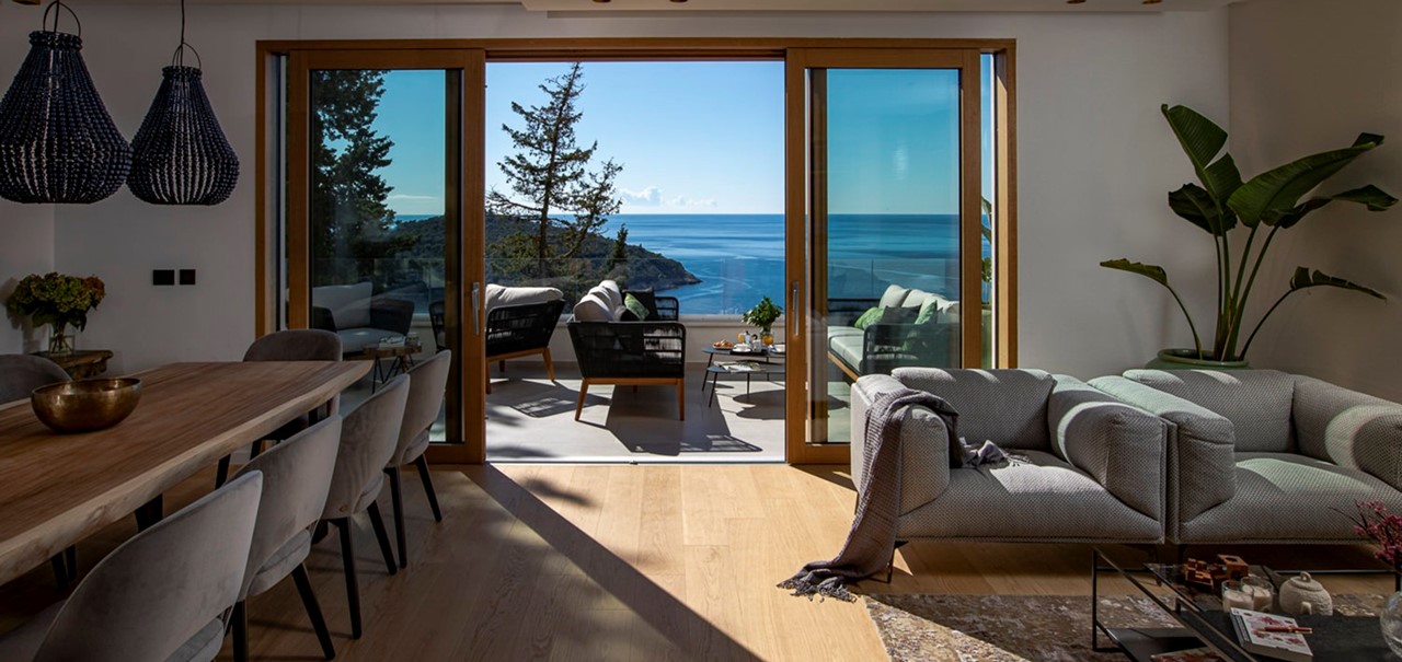 004 Villa Bellevue Dubrovnik View From Living Room