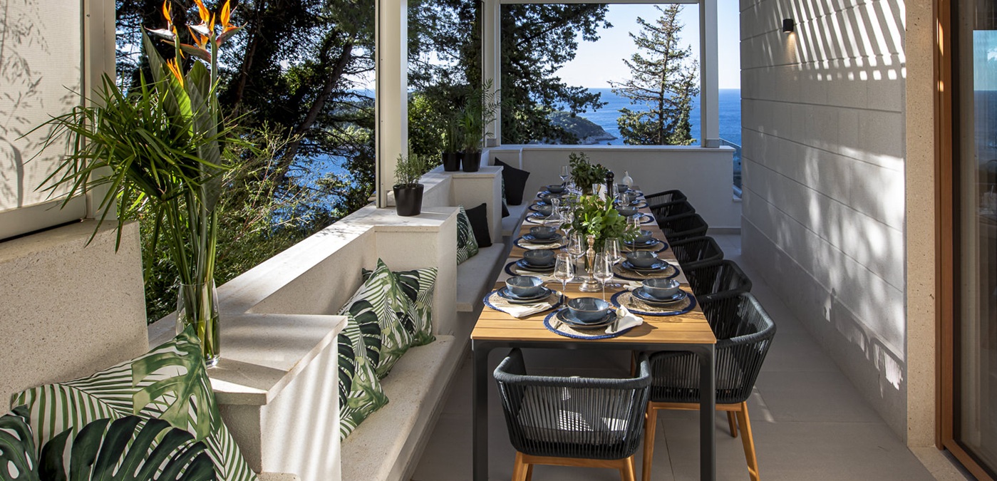 007 Villa Bellevue Dubrovnik Alfresco Dining With View 2