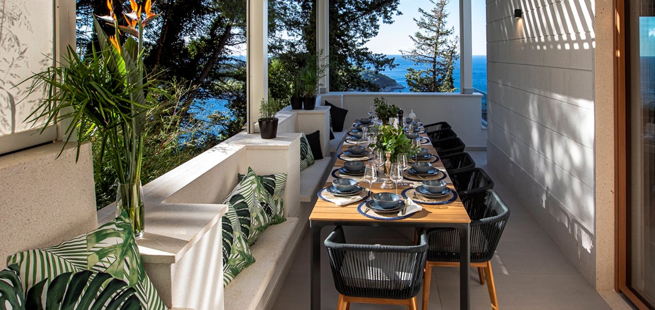 007 Villa Bellevue Dubrovnik Alfresco Dining With View 2