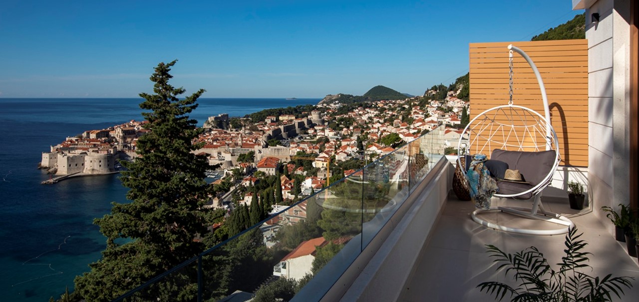 009 Villa Bellevue Dubrovnik Balcony View