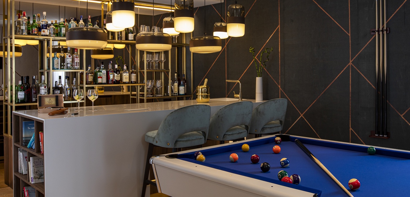 011 Villa Bellevue Dubrovnik Bar Room With Billiards Table 3