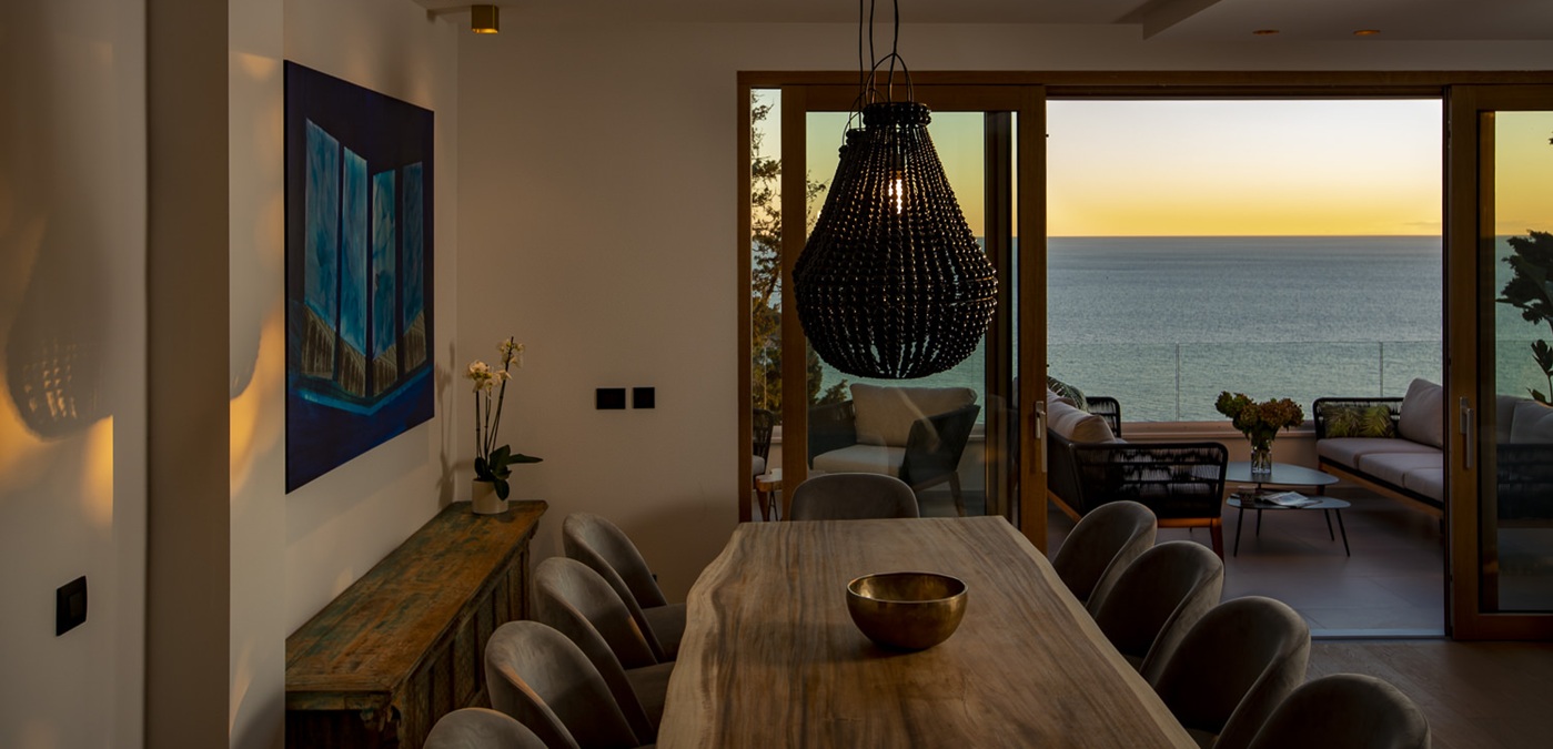 033 Villa Bellevue Dubrovnik Dining Room With View 1