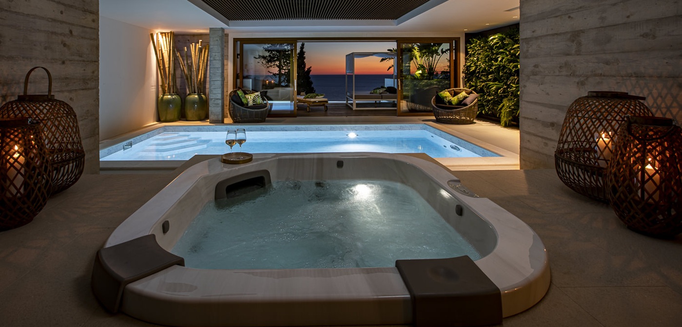 038 Villa Bellevue Dubrovnik Jacuzzi And Indoor Poo With View