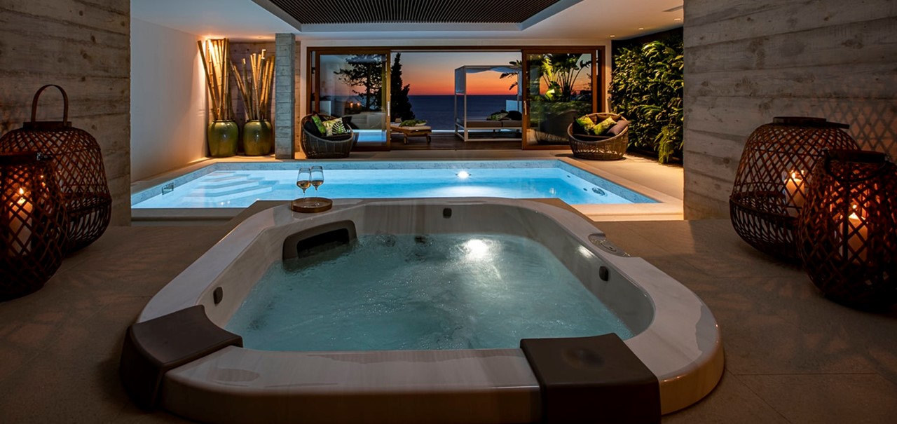 038 Villa Bellevue Dubrovnik Jacuzzi And Indoor Poo With View
