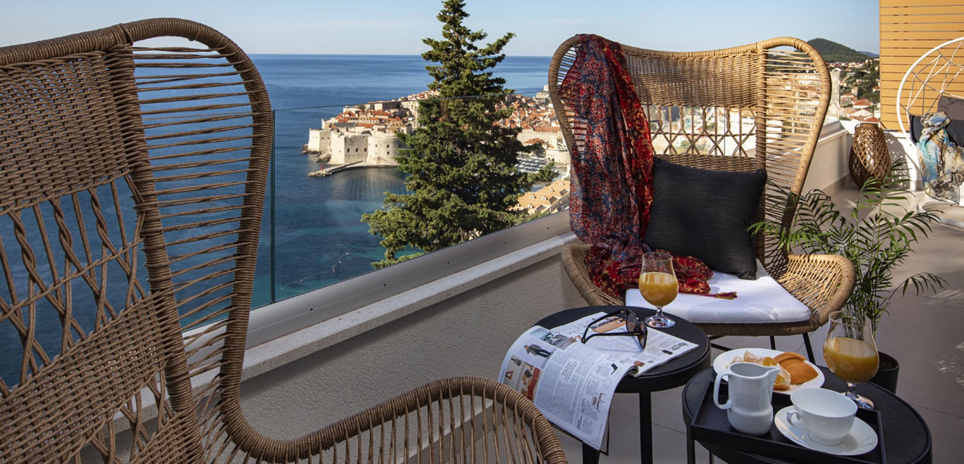 051 Villa Bellevue Dubrovnik Upper Terrace 3