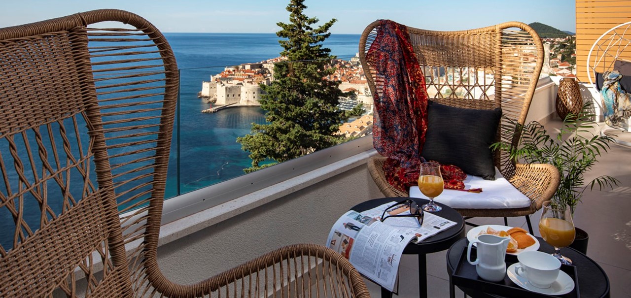 051 Villa Bellevue Dubrovnik Upper Terrace 3