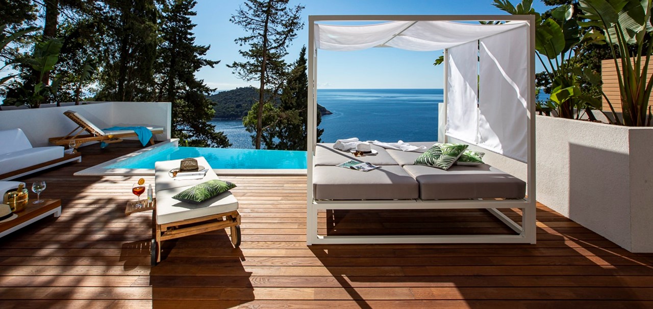 058 Villa Bellevue Dubrovnik View From Terrace 3