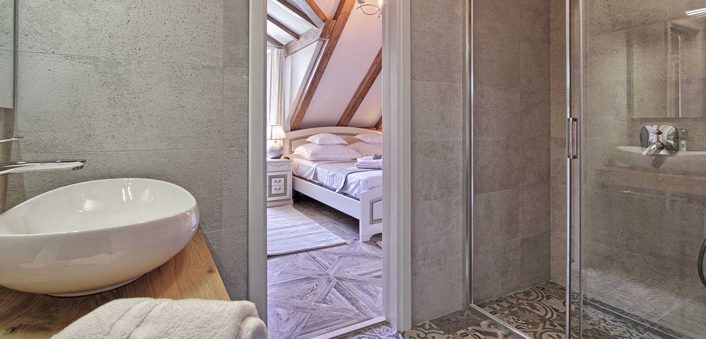 The Stone House Cavtat Bedroom From Ensuite Bathroom