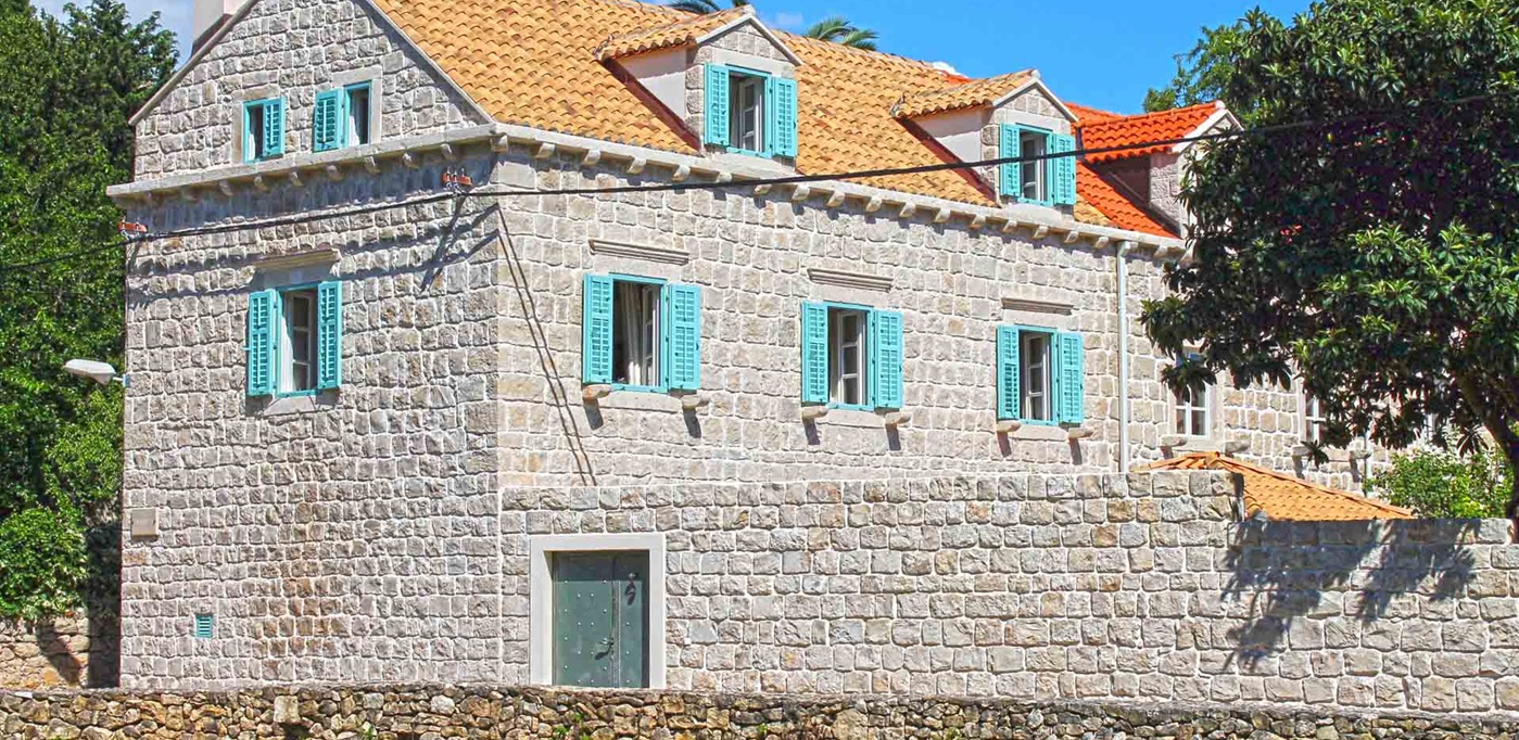 The Stone House Cavtat Side And Rear Of House