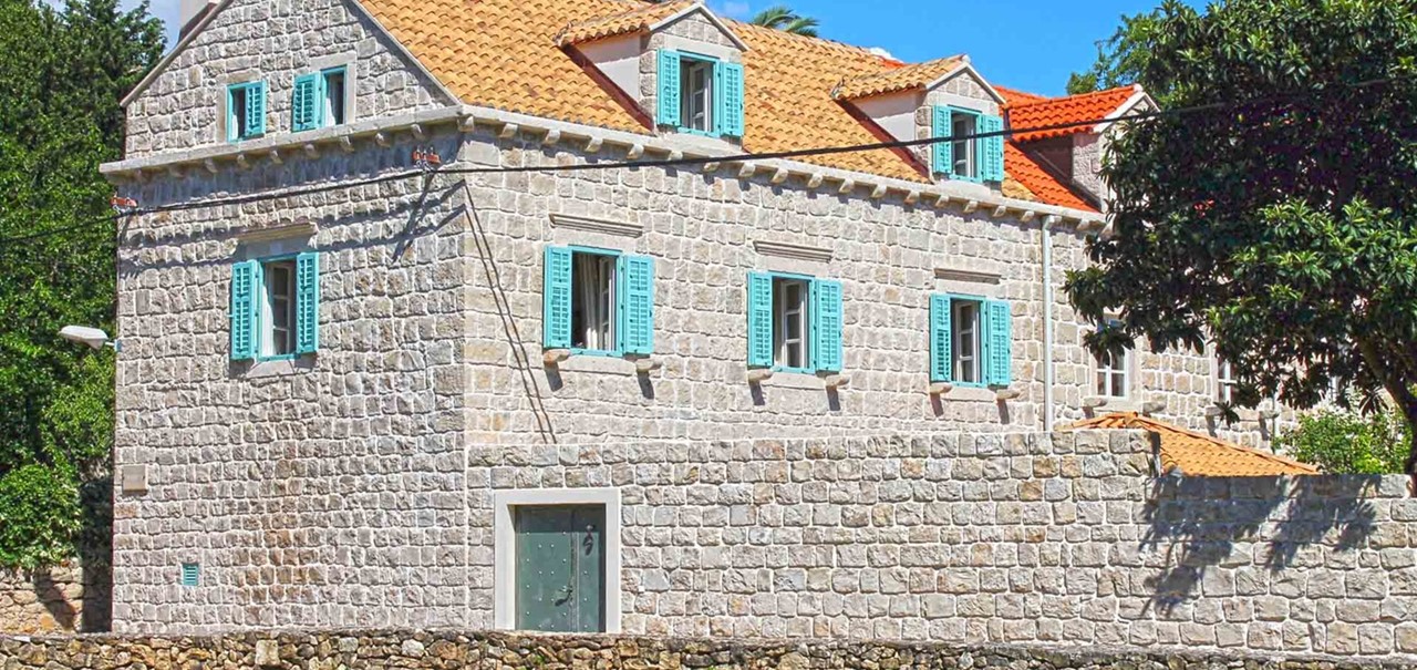 The Stone House Cavtat Side And Rear Of House