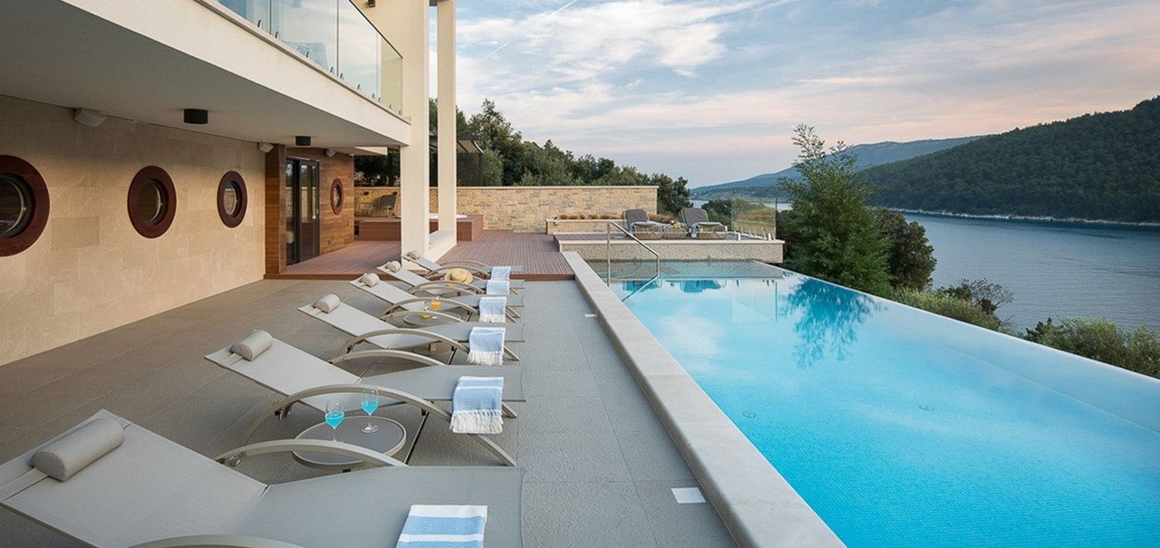 Outside Pool Terrace Villa 108 91