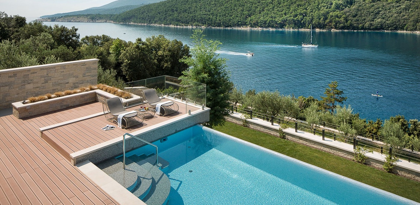 Outside Pool Terrace Villa 108 92