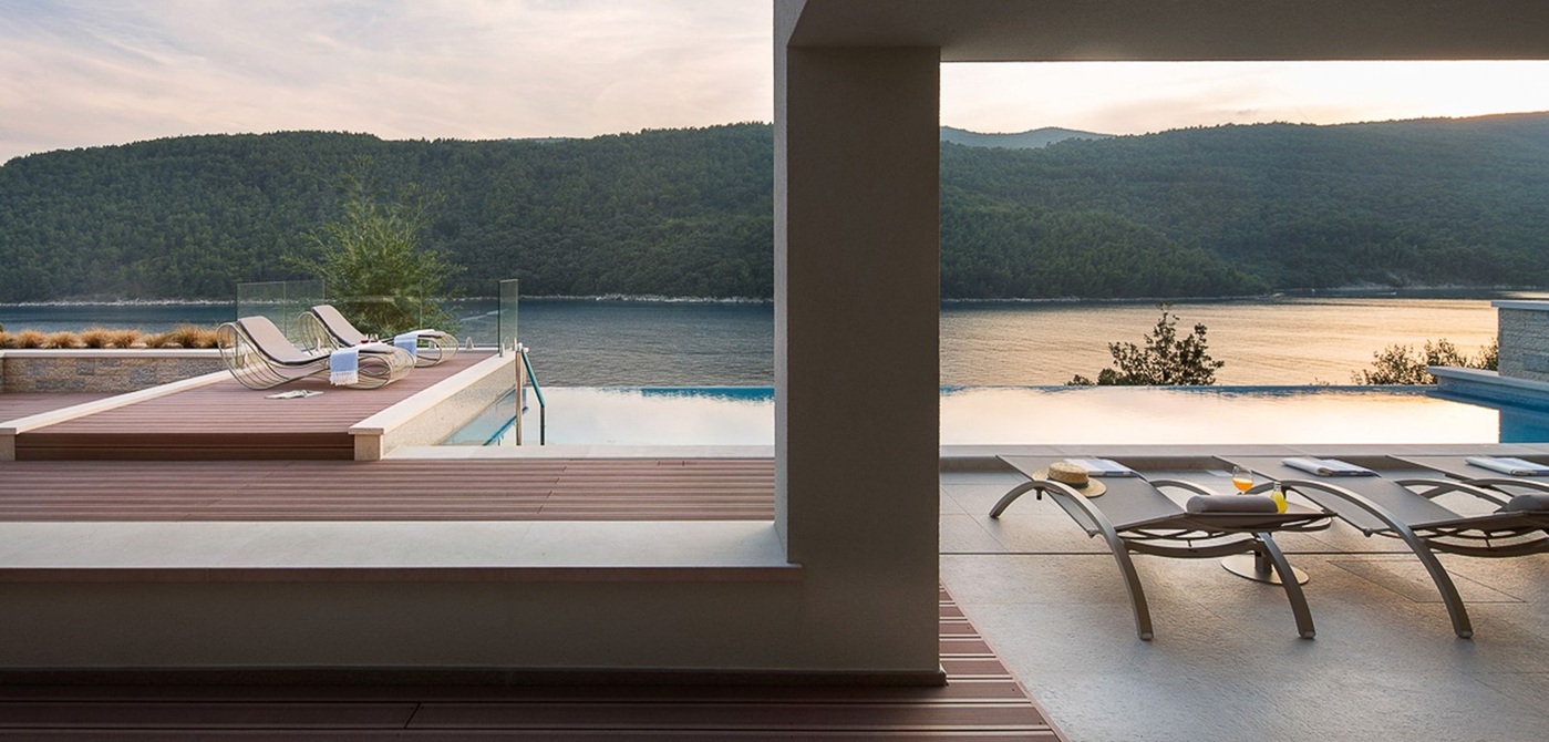 Outside Pool Terrace Villa 108 93