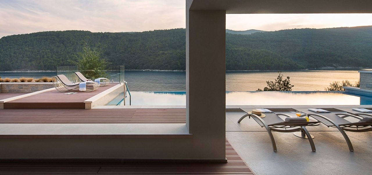 Outside Pool Terrace Villa 108 93