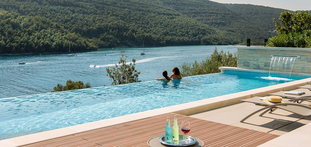 Outside Pool Terrace Villa 108 97