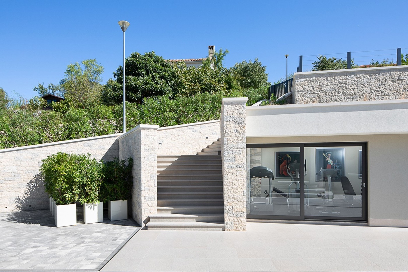 Outside With Gym Villa 108 2