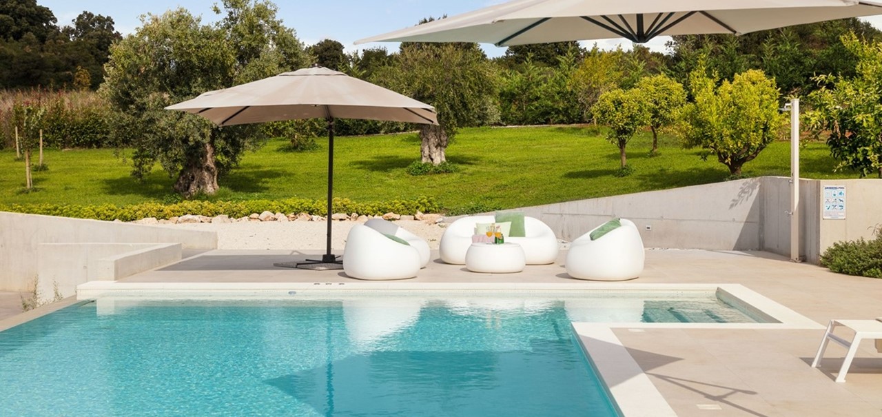 43 Outside Pool Terrace Villa Pula Horizon 12120 43