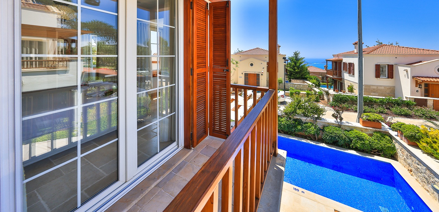 Villa Kalu Lavanta Kalkan Double Bedroom Balcont View KA0A000110