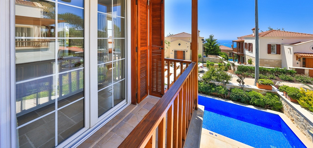 Villa Kalu Lavanta Kalkan Double Bedroom Balcont View KA0A000110